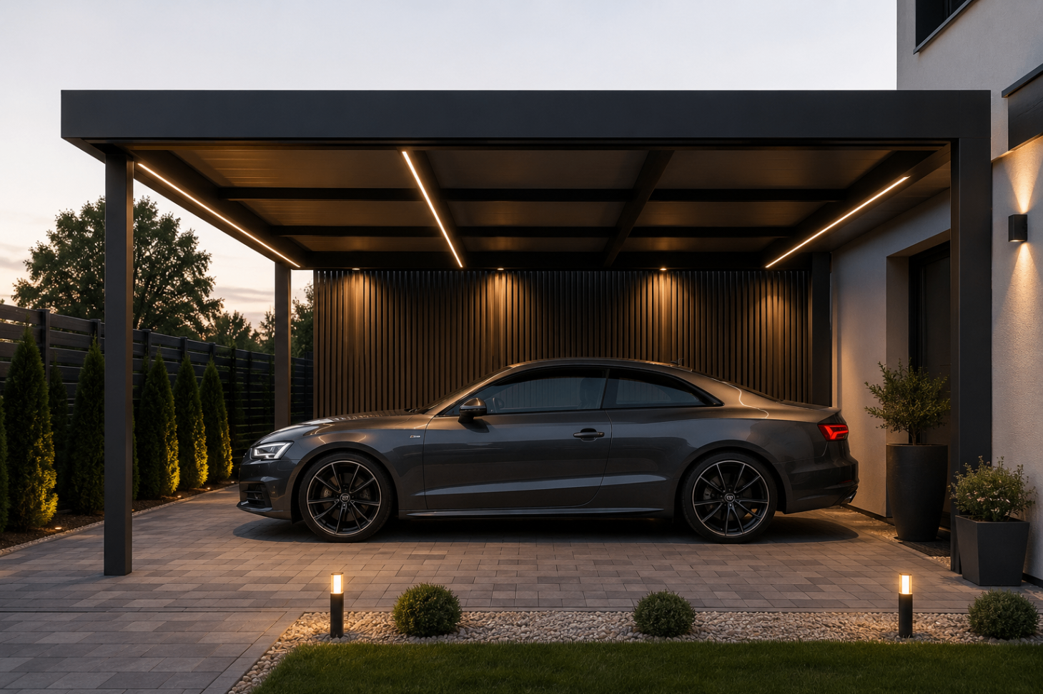 Carport kivitelezés